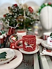 Kırmızı Atlı Karınca Fincan