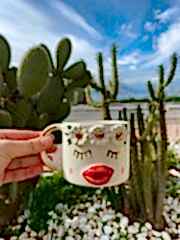 Çiçekli Kız  Kupa