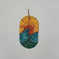 Sunset Seramik Duvar Süsü