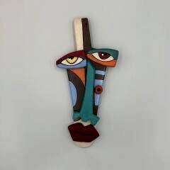 Mask Seramik Duvar Süsü