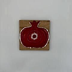 Kırmızı Nar Duvar Süsü