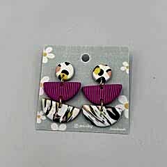 Renkli El Yapımı Küpe