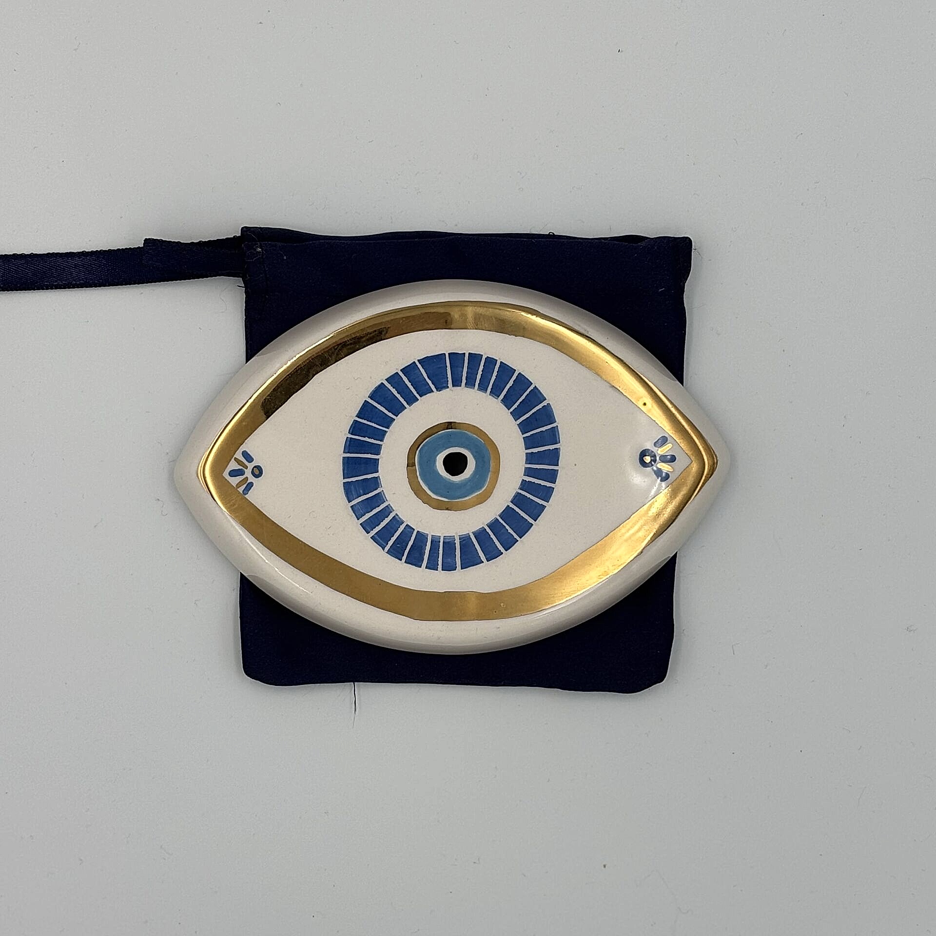 Göz Nazar Boncuklu Seramik Duvar Süsü